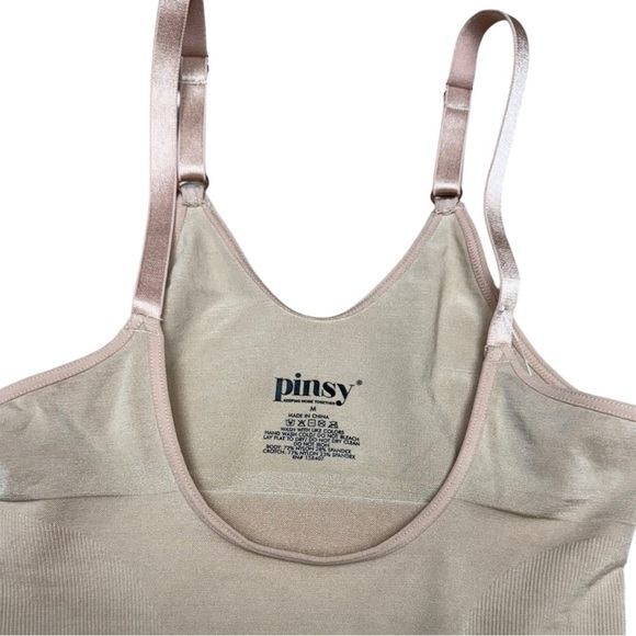 Pinsy Butter Sculpt Seamless Shapewear Bodysuit, Medium Beige, NWT - Picture 5 of 11